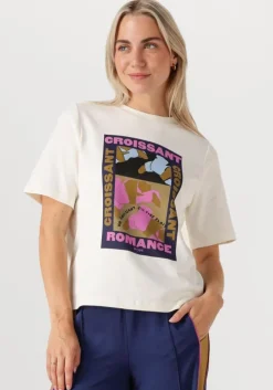 witte pom amsterdam t-shirt tshirt - croissant romane