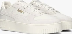 witte puma lage sneakers carina street