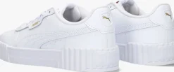 witte puma lage sneakers carina 3.0