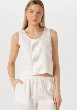 RESORT FINEST te top crop top linen>DAMES Tops & T-Shirts