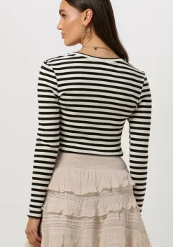 SELECTED FEMME te t-shirt anna ls crew neck tee stripe><noscript><img width=
