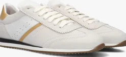 witte stefano lauran lage sneakers 1tage1031