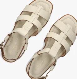 witte stefano lauran platte sandalen 24200
