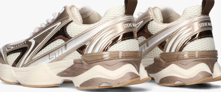 witte steve madden lage sneakers speedster-e