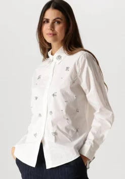 SUMMUM te blouses blouse crispy poplin diamants>DAMES Blouses