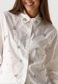 SUMMUM te blouses blouse crispy poplin diamants><noscript><img width=
