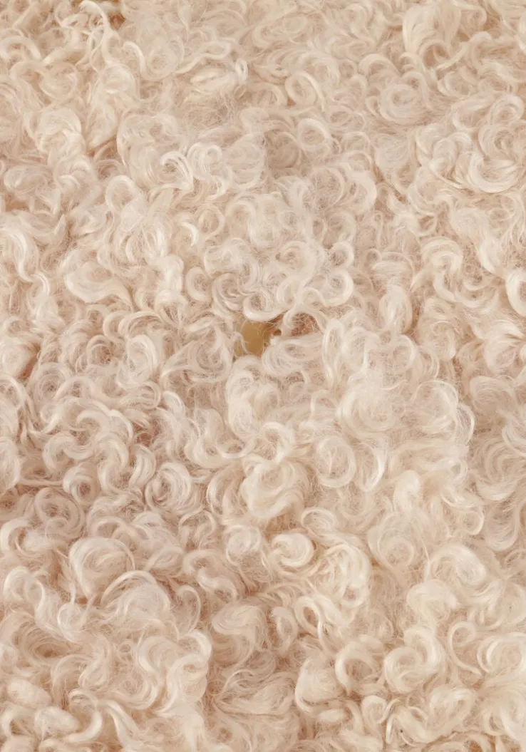 witte summum gilet jacket faux fur