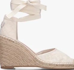 witte tommy hilfiger espadrilles closed toe wedge monogram w