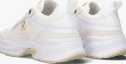 witte tommy hilfiger lage sneakers th chunky feminine