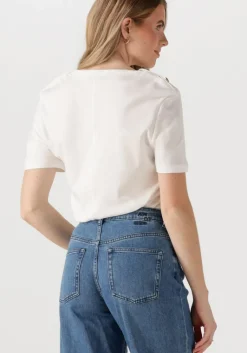 TOMMY HILFIGER te t-shirt reg stripe gold btn c-nk ss><noscript><img width=