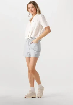witte tommy jeans blouses tjw crp linen ss shirt