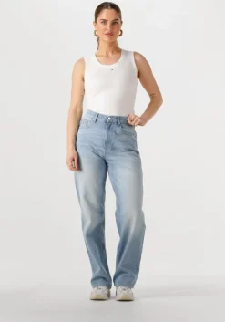 witte tommy jeans top tjw essential rib tank ext