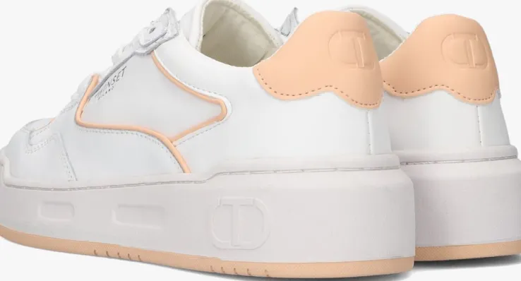 witte twinset milano lage sneakers 231tcp080