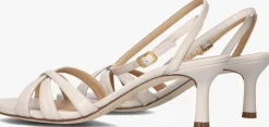 witte unisa sandalen met hak nombu