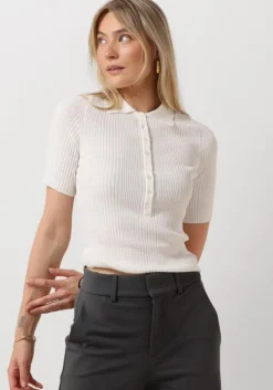 witte vanilia trui polo audrey