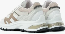 witte via vai lage sneakers liz finley