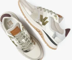 witte via vai lage sneakers usher davina