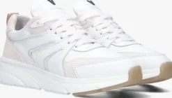 witte via vai lage sneakers vic taylor
