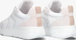 witte via vai lage sneakers vic taylor