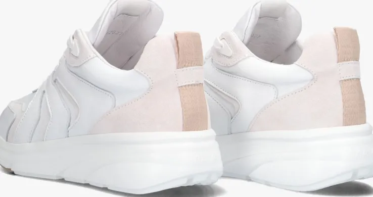 witte via vai lage sneakers vic taylor