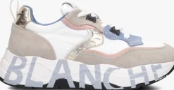 VOILE BLANCHE te lage sneakers club105>DAMES Sneakers