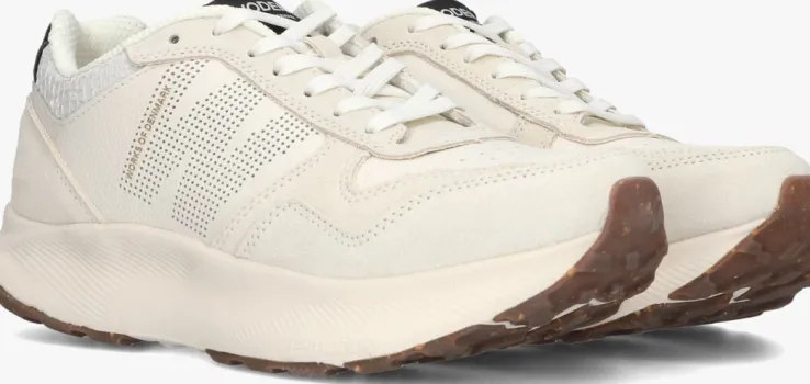witte woden lage sneakers mathilde runner leather