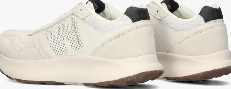witte woden lage sneakers mathilde runner leather