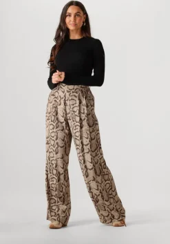 zand alix the label pantalon ladies woven snake twill pants