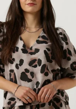 BY-BAR blouses juta cheetah blouse><noscript><img width=