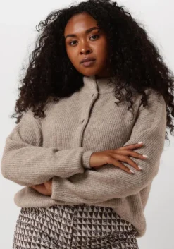 GESTUZ vest alphagz short cardigan>DAMES Truien & Vesten