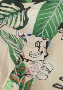 zand jansen amsterdam maxi jurk wb566 printed wrap long dress