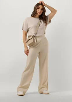 zand knit-ted wijde broek wendy