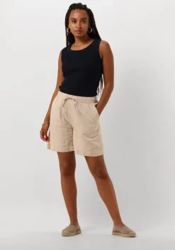 NEO NOIR broeken shea linen shorts>DAMES Broeken