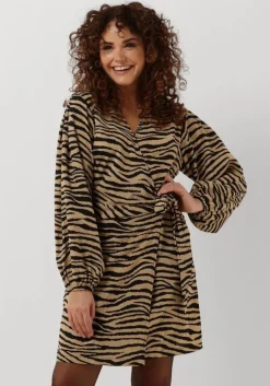 NEO NOIR mini jurk oaklynn graphic zebra dress>DAMES Jurken