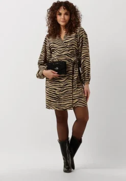 NEO NOIR mini jurk oaklynn graphic zebra dress>DAMES Jurken