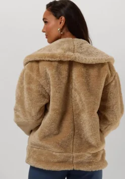 zand notre-v faux fur jas nv-eden