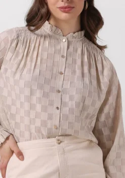 zand nukus blouses jenna blouse check