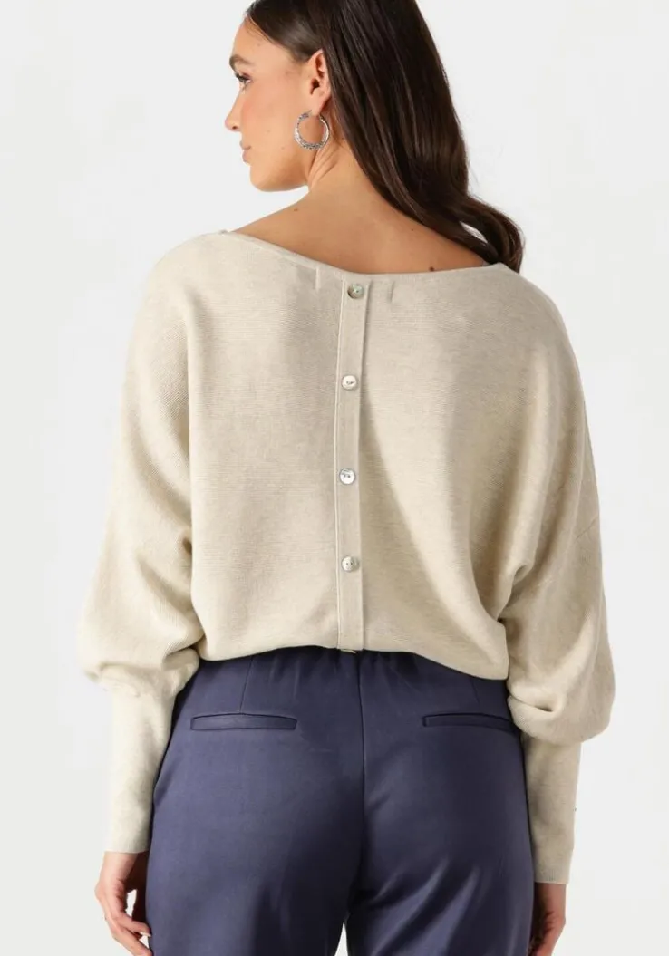 zand nukus trui batwing pullover plain