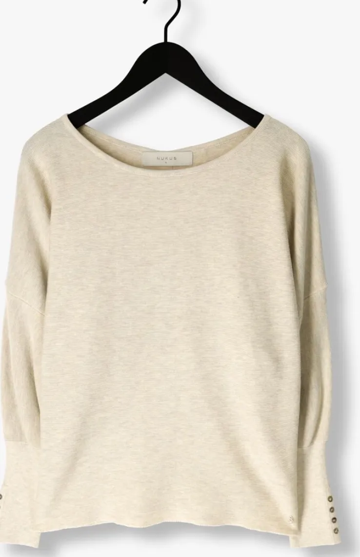 zand nukus trui batwing pullover plain