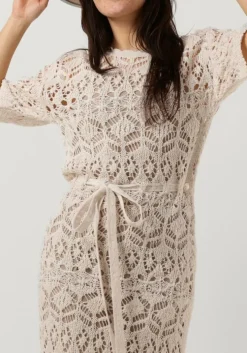 zand semicouture maxi jurk cyrilla dress