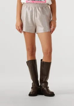 ALIX THE LABEL en korte broek ladies woven foil shorts>DAMES Co-Ord Sets|Broeken