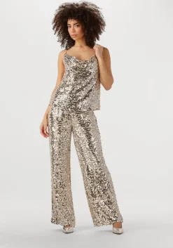 zilveren bruuns bazaar wijde broek brinna pants