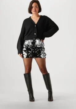 zilveren copenhagen muse minirok cmsequince-skirt