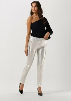 zilveren est'seven legging est’chino stretch leather