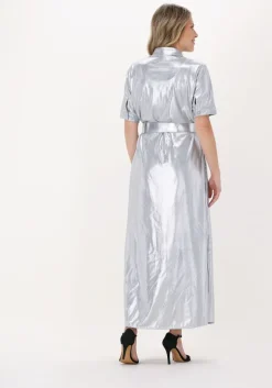 zilveren est'seven maxi jurk dress to impress