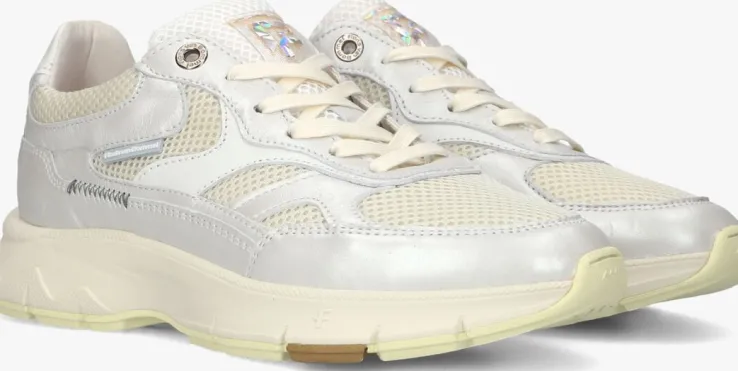 zilveren floris van bommel lage sneakers sfw-10133 daysi