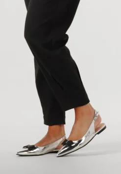 zilveren floris van bommel slingbacks sfw-40050