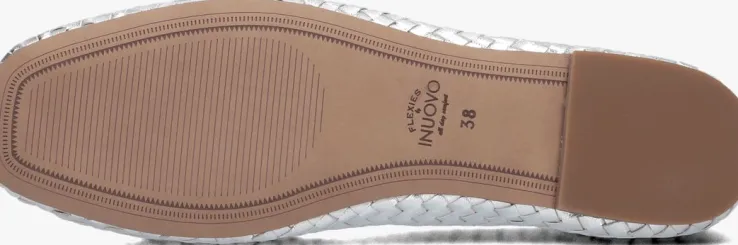 zilveren inuovo ballerina's a92018
