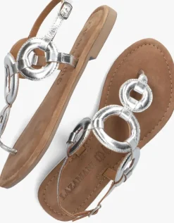 zilveren lazamani sandalen 33.543