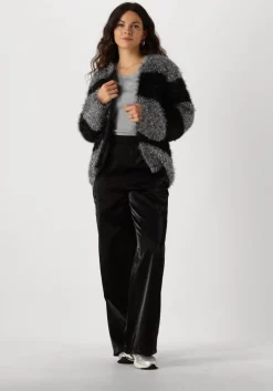 zilveren nukus vest haily cardigan lurex